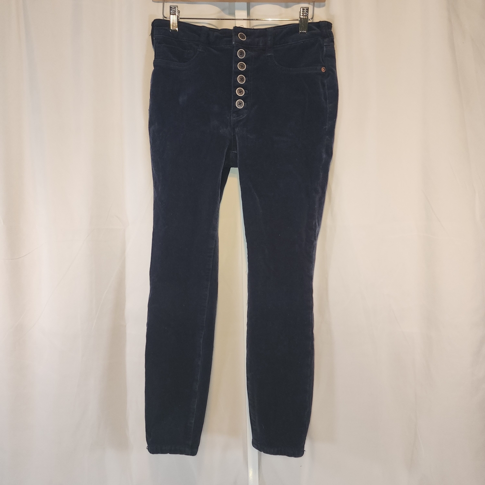 Pilcro Anthropologie High Rise Skinny Ankle Corduroy Pants  Womens Size 29